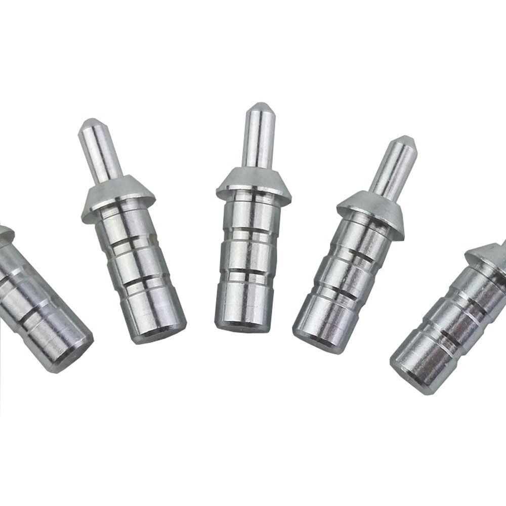 50pcs Archery Arrow Nock Pins Aluminum Needles ID4.2/ 6.0 /6.2mm Shaft Connector